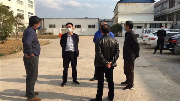 市政协领导调研指导挂点重点项目和企业复工复产工作