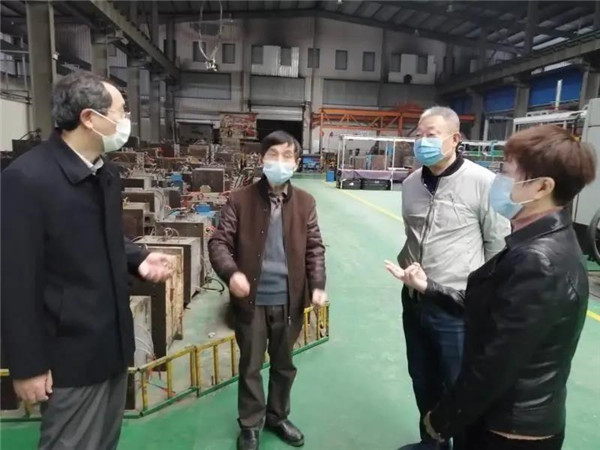市政协领导深入挂点企业与重点项目调研指导复工复产和疫情防控工作